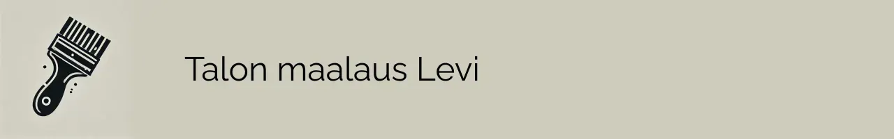 Talon maalaus Levi